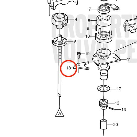 Abrazadera Original Volvo Penta VOP3853142 | 3.0GLMMDA
