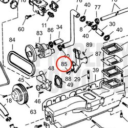 Original Volvo Penta Flanschschraube VOP3853155 | 3,0GLMMDA