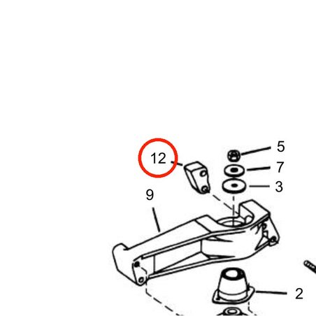 Distanciador Original Volvo Penta VOP3853252 | 3.0GLMMDA