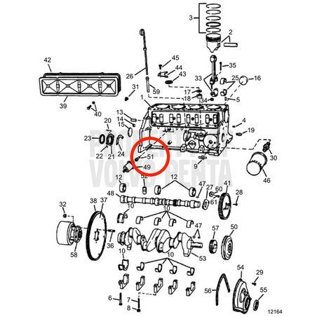 Raccord d'origine Volvo Penta VOP3853400 | 3.0GLMMDA