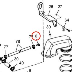 Original Volvo Penta Winkel VOP3853673 | 3,0GLMMDA