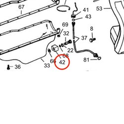 Encaixe original Volvo Penta VOP3855112 | 5.0GXi-C