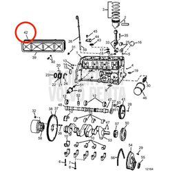 Guarnizione originale Volvo Penta VOP3856443 | 3.0GLMMDA