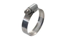 FASCETTA INOX  80-100 (PACK 10)Abrazaderas de acero inox AISI-316 W5, con tornillo sinfín de cabeza hexagonal ranurada de 7 mm.