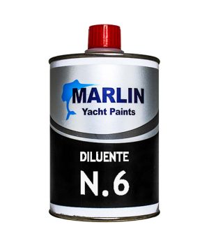 Marine Thinner No.6 0,5LMarine thinner 0,5L specific for sprayed polyurethane and Evergloss enamel/varnish applied by spray. Adj
