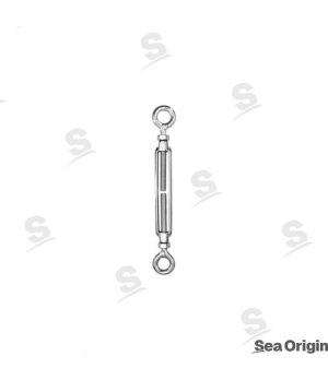 Wantenspanner Edelstahl 1/2"Wantenspanner aus Edelstahl 1/2". Spannt und reguliert Drähte, Wanten und Elemente des stehenden Gut