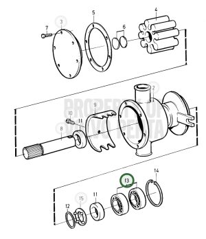 Cuscinetto Volvo 11010 RECV11010Cuscinetto di precisione per motori Volvo Penta. Compatibile con le serie TAMD, KAMD, KAD, TMD, 