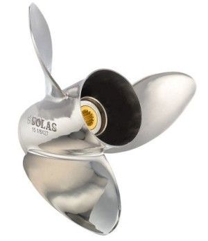 HELICE INOX 15,5x17 IZQUIERDA 48-90159A46Para motores Mercury:
135 150 175 200 220 225 250 275 300 cv 3.4L
90 100 115 cv Command