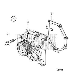 KIT REPARACION BOMBA AGUA VOLVO  3801404