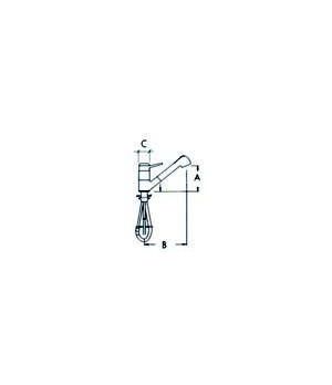 GRIFO FREGADERO MIXER LUXUS-C0