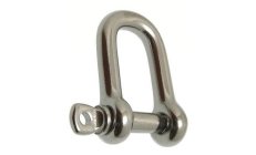 D SHACKLE, SCREW PIN 8MM (PACK 25)8 16 32 32 2370 kg