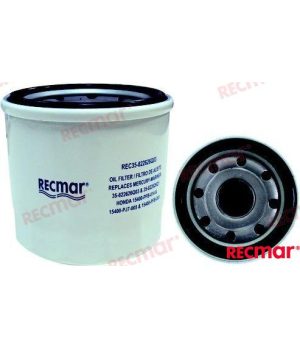 Filtro Aceite Mercury 35-822626Q03Filtro de aceite de recambio para motores Mercury, Honda y Yamaha de hasta 50 CV. Garantiza un
