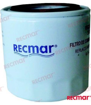 Filtro Carburante 25 Micron 3-3/4 REC35-802893QPer motori Mercury, Mariner, MerCruiser (fuoribordo, entrofuoribordo ed entrobord
