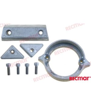 VOLVO ANODE KIT RECKITV290DPALCathodic protection for Volvo Penta 290DP tails in salt water. Complete kit of sacrificial aluminu