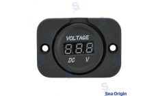 Voltímetro Digital BlackVoltímetro Digital Black. Marine spare part by Recmar. Reference: SEA60103B.