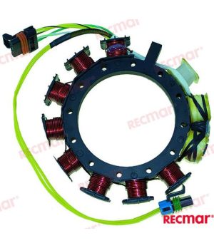 STATOR YAMAHA 65W-85510-10 PAF25-05140000Pour moteurs hors-bord Yamaha F20 (20 CV), F25 (25 CV), F30 (30 CV) et F40 (40 CV) 2 te