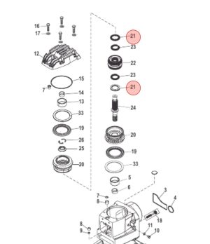 Cojinete Original Mercruiser 861792