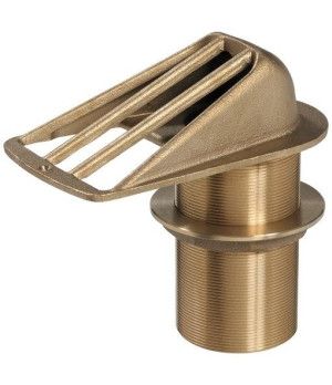 PASACASCO HIGH FLOW BRONCE c/REJILLA 3"