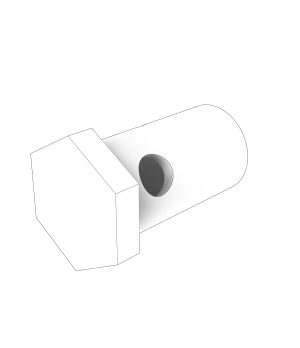 Tornillo Hueco Original Volvo Penta 191157