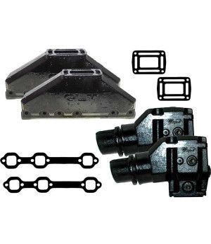 KIT COLECTORES CODOS VOLVO OMC 4.3 V6