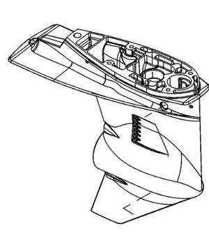 CARCASA COLA MERCURY 25 4T