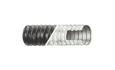 PVC VENT DUCT WHITE 3"Manguera de vinilo con soporte metálico helicoidal. Resistente a la intemperie, luz solar y ozono. No sopo