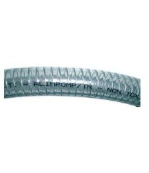 HOSE ALIPOMP/TR 12MM. (30 M)Tubo en PVC. Idóneo para agua potable y líquidos alimentarios. Transparente con refuerzos de hilo de