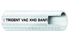 TUBO SANITARI 1"X15 MManguera VAC, de vinilo blanco con refuerzo insertado helicoidal de PVC. Especialmente indicada para conduc