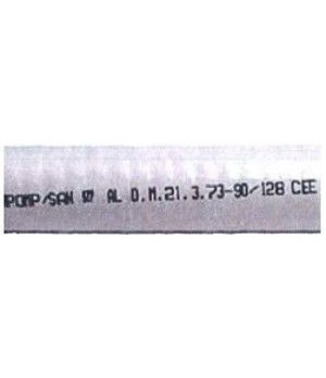 HOSE ALIPOMP/SAN 16MM. (30 M)Tubo en PVC blanco extremadamente flexible, con refuerzo de alambre de acero. Especial para inodoro