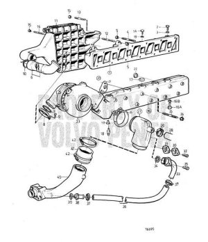 Codo Escape Volvo 861289 860656 MAR289 - medidas