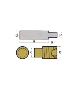 ANODO CATERPILLAR COMPLETO