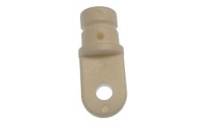 TERMINAL MACHO  NYLON BLANCO 16 MM. (PACK DE 2)