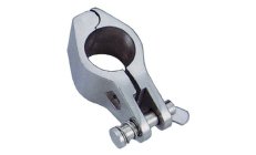 ABRAZADERA ABIERTA INOX  7/8" c/pasador