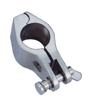 ABRAZADERA ABIERTA INOX  7/8" c/pasador