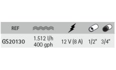 BOMBA DE ACHIQUE 12V.