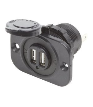 BASE  12VDC 2 USB CHARGADOR 5V 2.1A