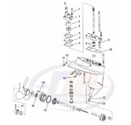 Johnson Evinrude 2T Unterwasserteil | Teile