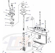 J/E Lower Drive 25-35 HP