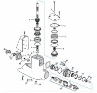 Upper Gearbox Assembly DP-G DPX-A | Marine Parts