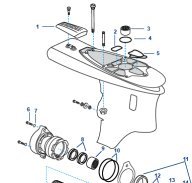 Basamento Inferiore DPS-A DPS-B | Ricambi Marini