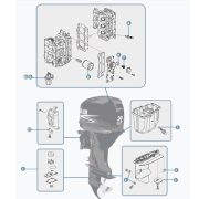 Pièces Parsun F15EFI PRO/F30/F40