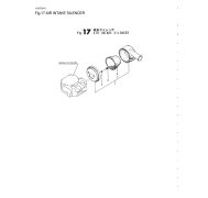 Air Intake Silencer Yanmar 1GM10 · Section 17 del despiece