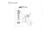 Fuel Strainer Yanmar 1GM10 · Section 40 del despiece