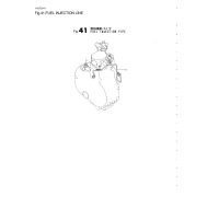Section 41 Conduit d'Injection de Carburant 1GM10