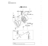 Generator Yanmar 1GM10 · Section 56 del despiece