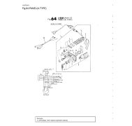 Panel Tipo A Yanmar 1GM10 · Sección 64 del despiece