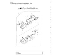 Generatorbauteil Yanmar 1GM10 · Abschnitt 68 del despiece