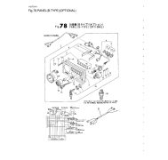 Panel A-Type (Optional) Yanmar 1GM10 · Section 81 del despiece