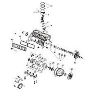 Bloque y Cilindros Motor 3.0L / 4.1L | Repuestos Marinos