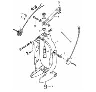 Heckplattenhalterung Alpha One Gen 1 MerCruiser | repuestosm